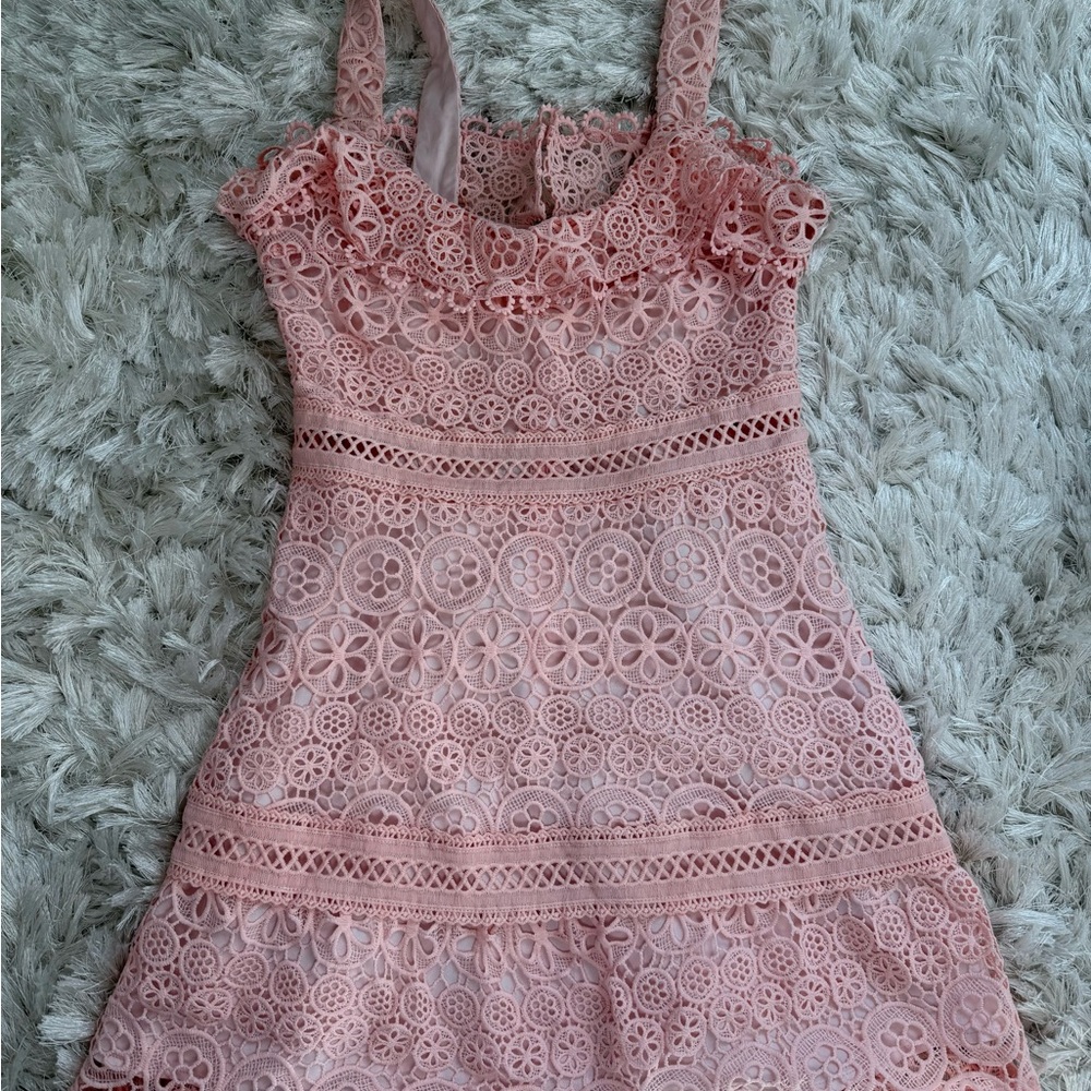 Lovers + Friends Pink A-line Sleeveless Dress